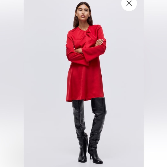 H&M TWIST-DETAIL DRESS  Small - Picture 5 of 9